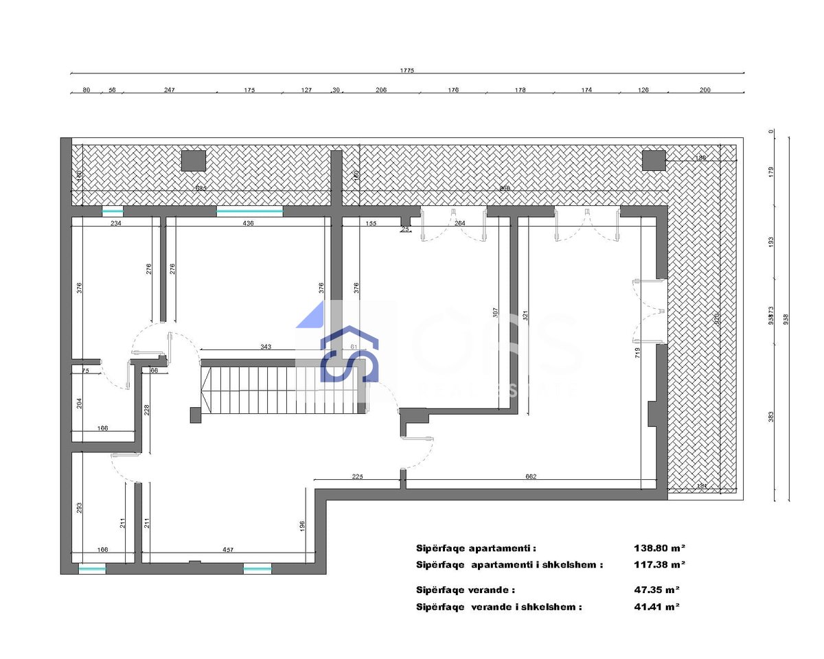 Jepet 2 ambjente me qera Fresk