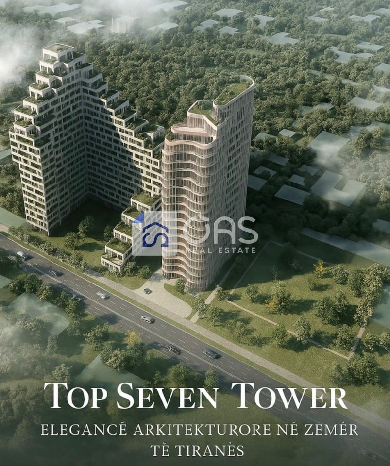 Shitet apartament 3+1 ne Zog te Zi "Top Seven Tower" 370.810 euro