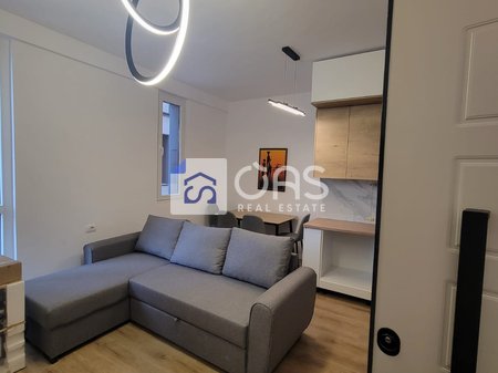 1+1 apartment for rent at Fusha Aviacionit (Clover Residence)