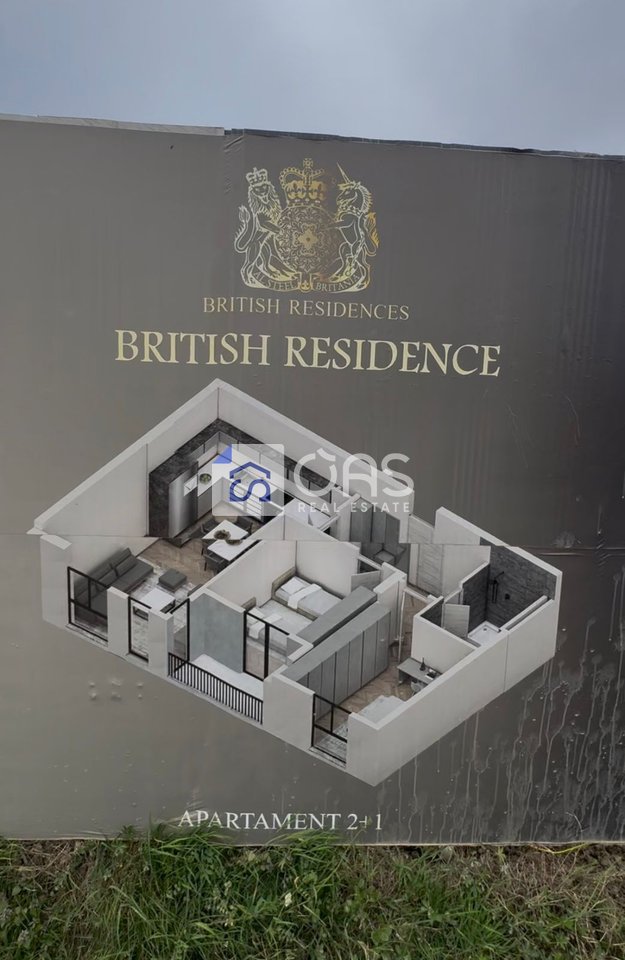 Apartment 1+1 for sale WITH CREDIT in Paskuqan "British 2".