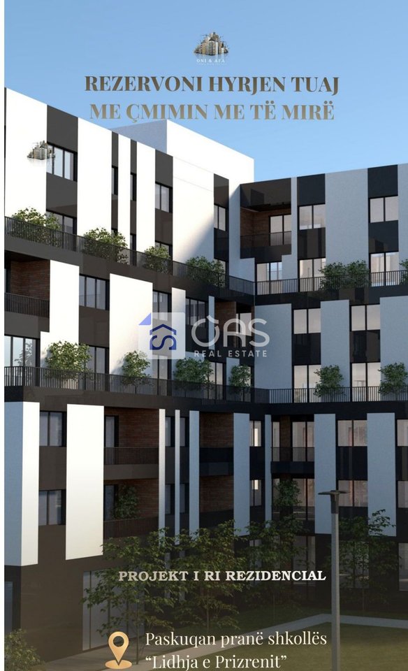 Apartment 1+1 for sale in Paskuqan