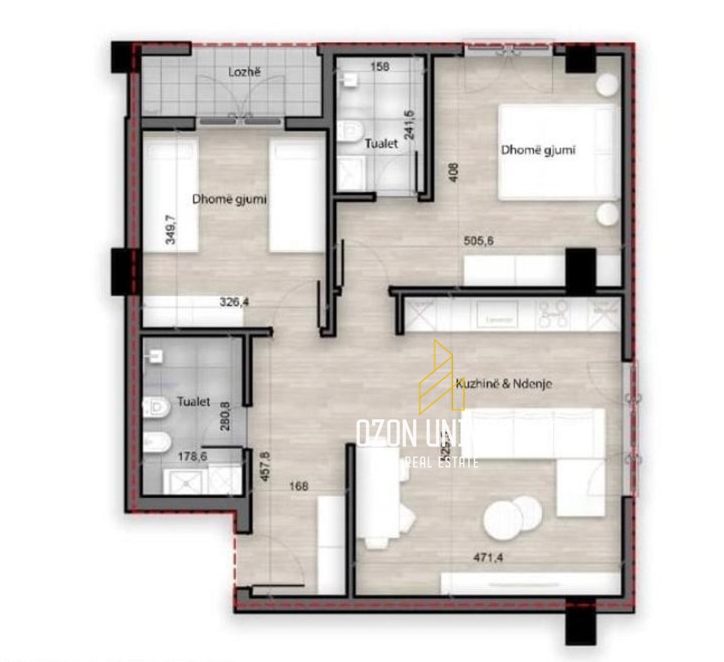 Shitet Apartament 2+1+2 , Splendor Residence, Porcelan!