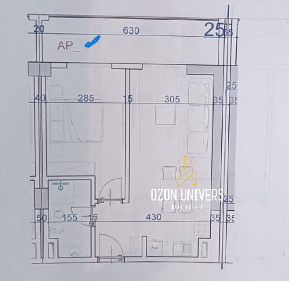 Apartament 1+1 për shitje tek Kompleksi Viena 2, Golem Kavajë!