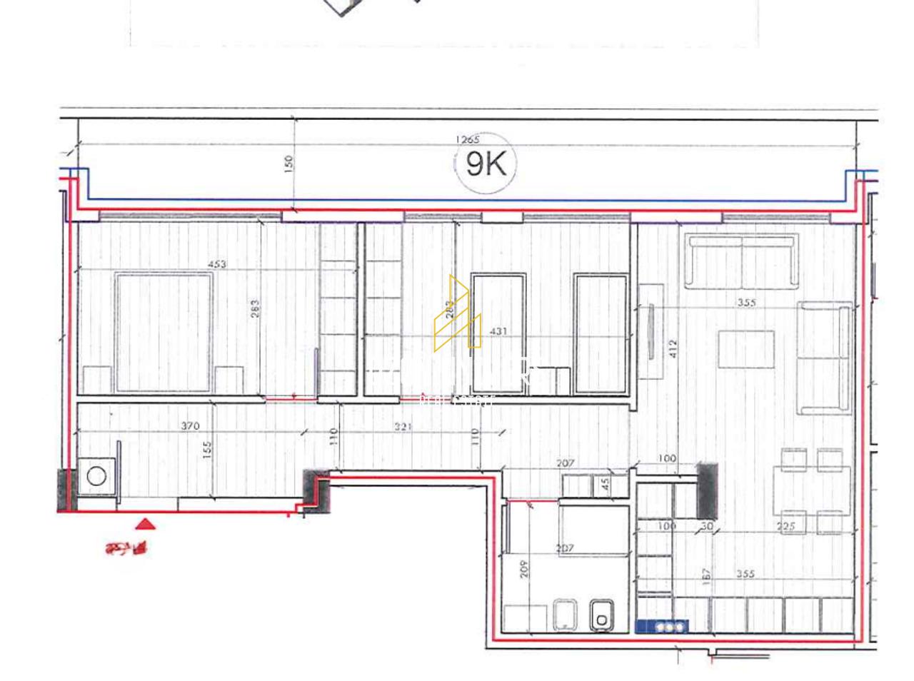 Apartament 2+1+verandë për shitje në Don Bosko!