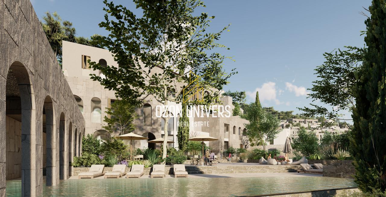 Appartamento 2+1+2 con veranda in vendita a Jale Bay Music Village