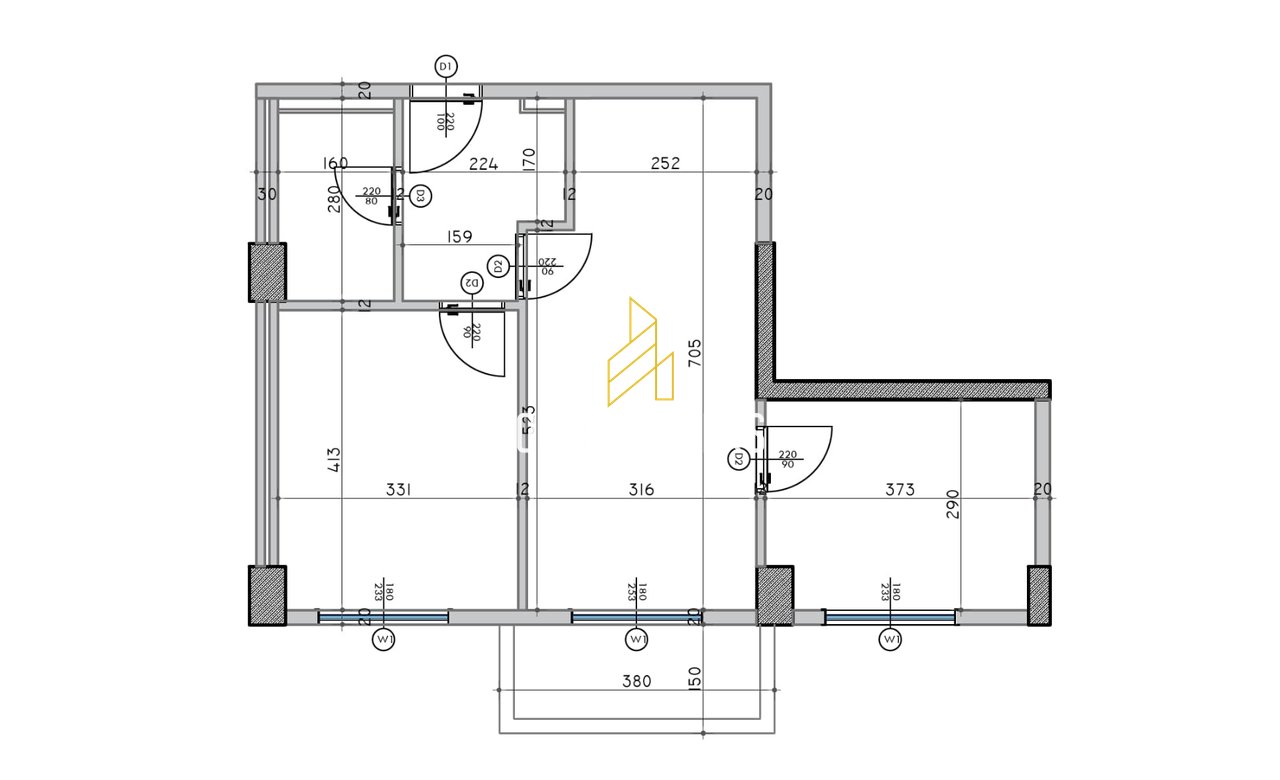 Apartament 2+1 për shitje, Adria Residence në Qerret, Durrës!