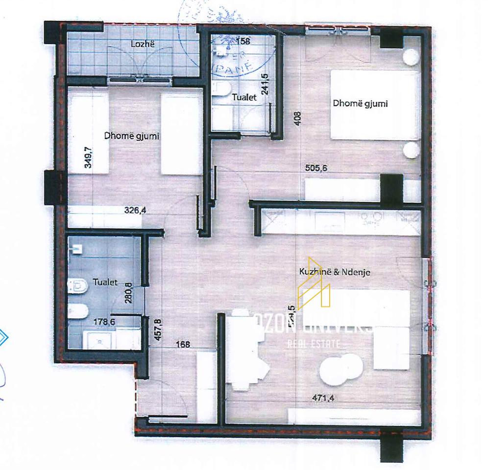 Apartament 2+1+2 për shitje tek Splendor Residence, Porcelan!