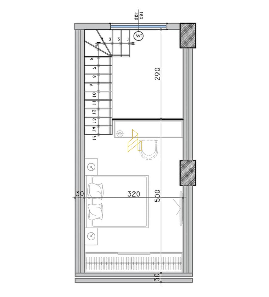 Studio apartment për shitje, Adria Residence në Qerret, Durrës!