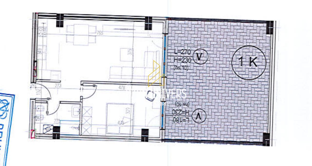 Appartamento 1+1+veranda in vendita presso la Residenza Kodra e Diellit 2!