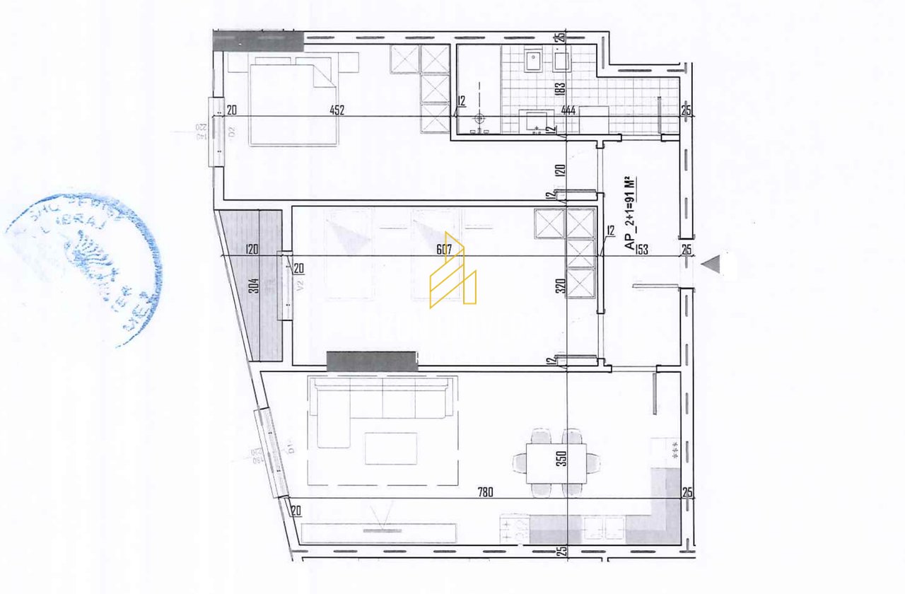 Apartament 1+1 për shitje tek Bridge Side Residence, Paskuqan!