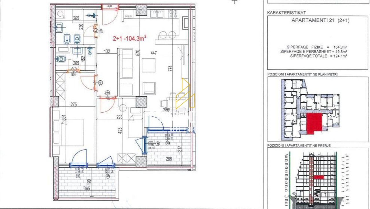 OKAZION! Apartament 2+1+2 për shitje tek Rezidenca Mara, Don Bosko!