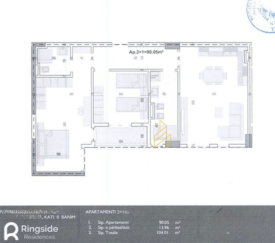 Appartamento 2+1 in vendita presso Ringside Residence, Paskuqan!