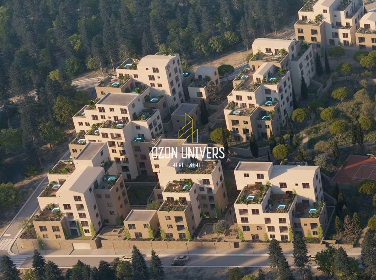 OKAZION! Apartament 1+1 me oborr për Shitje tek Square Village, Dhërmi!