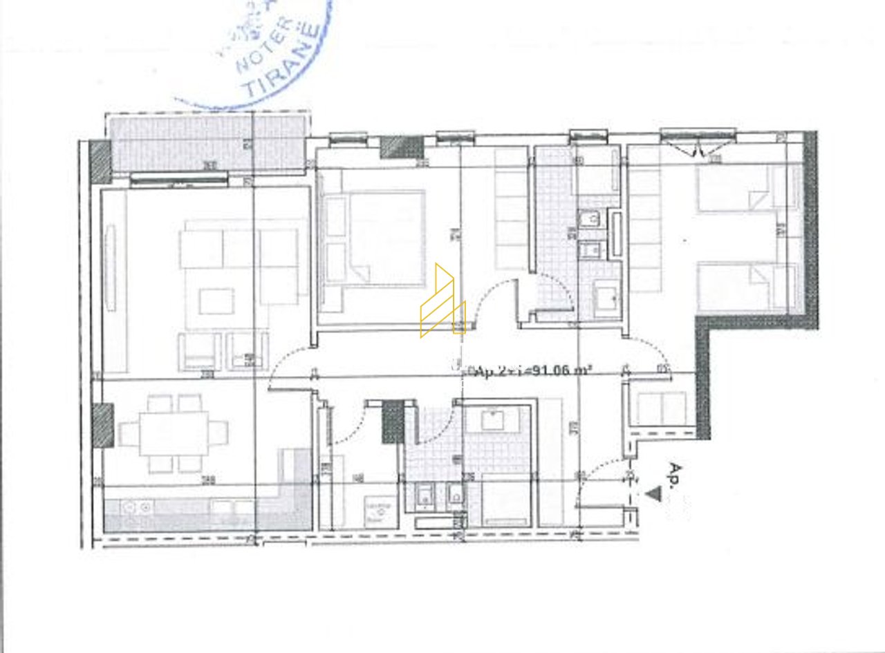 Appartamento 2+1 in vendita presso Ringside Residence, Paskuqan!