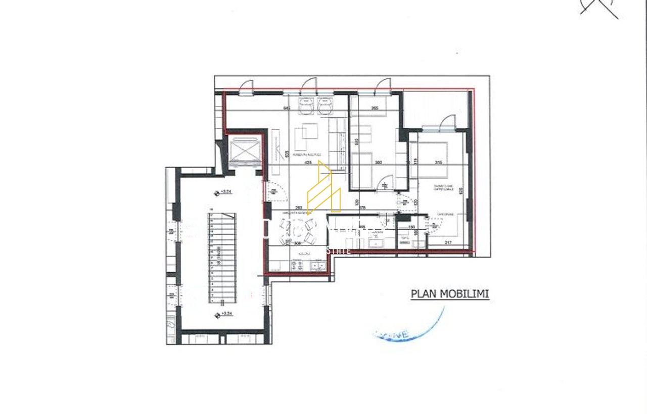 OKAZION! Apartament 2+1+2 për shitje tek Bellevue Residence, Rruga e Elbasanit, përballe Xibrakut!