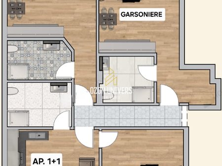 Apartament me Mundësi Ndarjeje në 3 Njësi për shitje, në Bllok