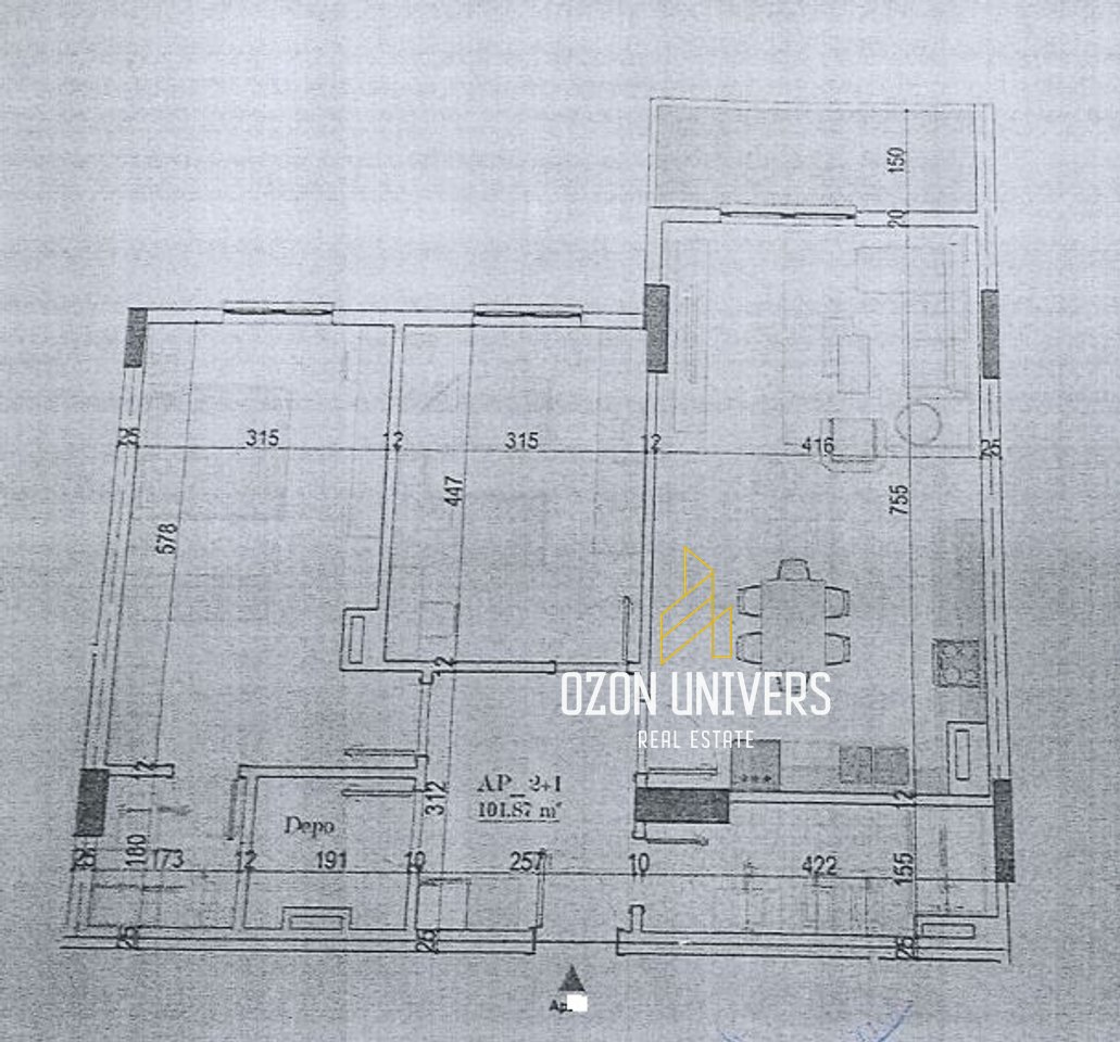 OCCASIONE! Appartamento in vendita 2+1+2 presso Impact Residence, Kamëz!