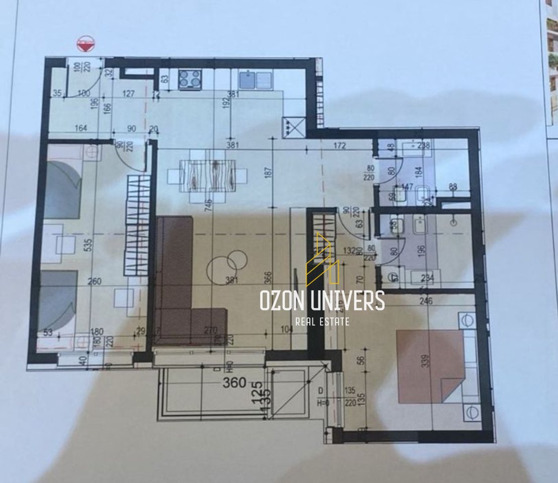 Apartament 2+1+2 për shitje tek Alibej Residence, Rruga Jordan Misja!