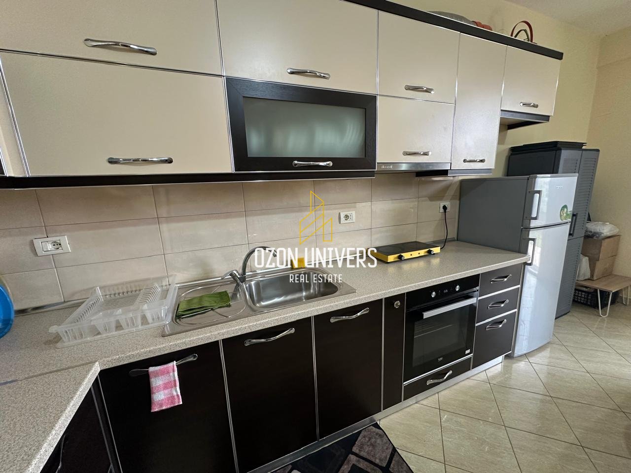 1+1 apartment with parking space for rent in Shkozë!