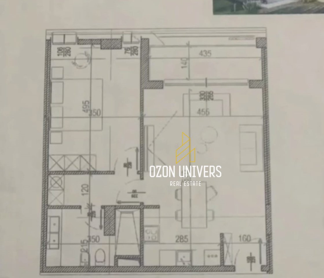 Apartament 1+1 në shitje në Riverside Residence, Bulevardi “Gjergj Fishta”