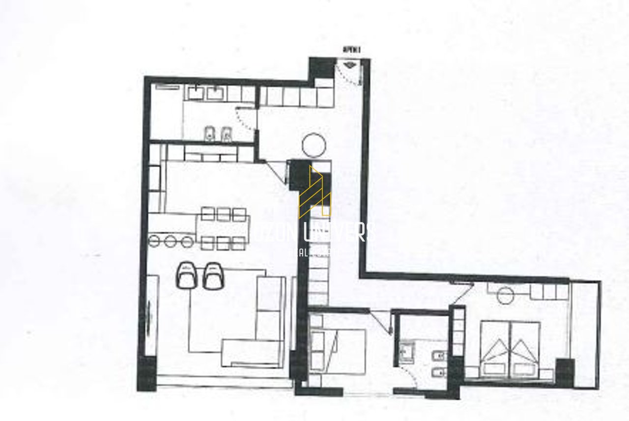 OFFER! 2+1+2 Apartment for sale at Poseidon Residence, Lungomare, Vlora!