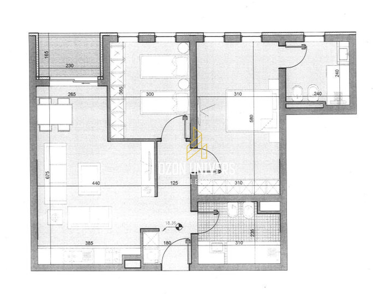 OKAZION! Apartament 2+1+2 për shitje tek Riviera Residence, Kamëz!