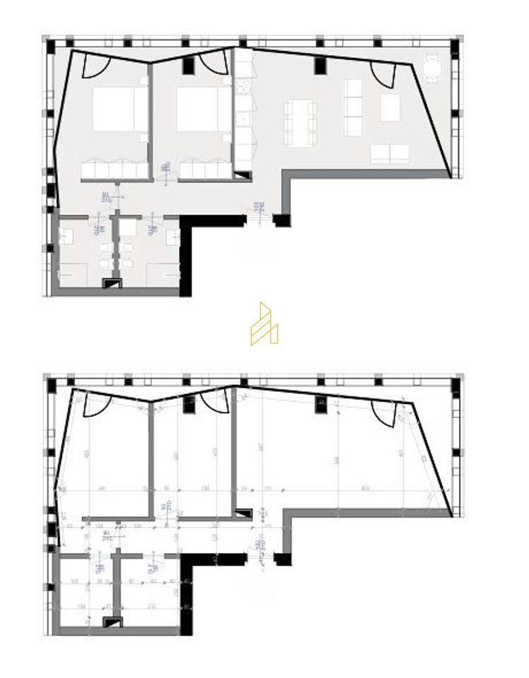 Apartamente 2+1+2 në shitje pranë Shkollës së Kuqe