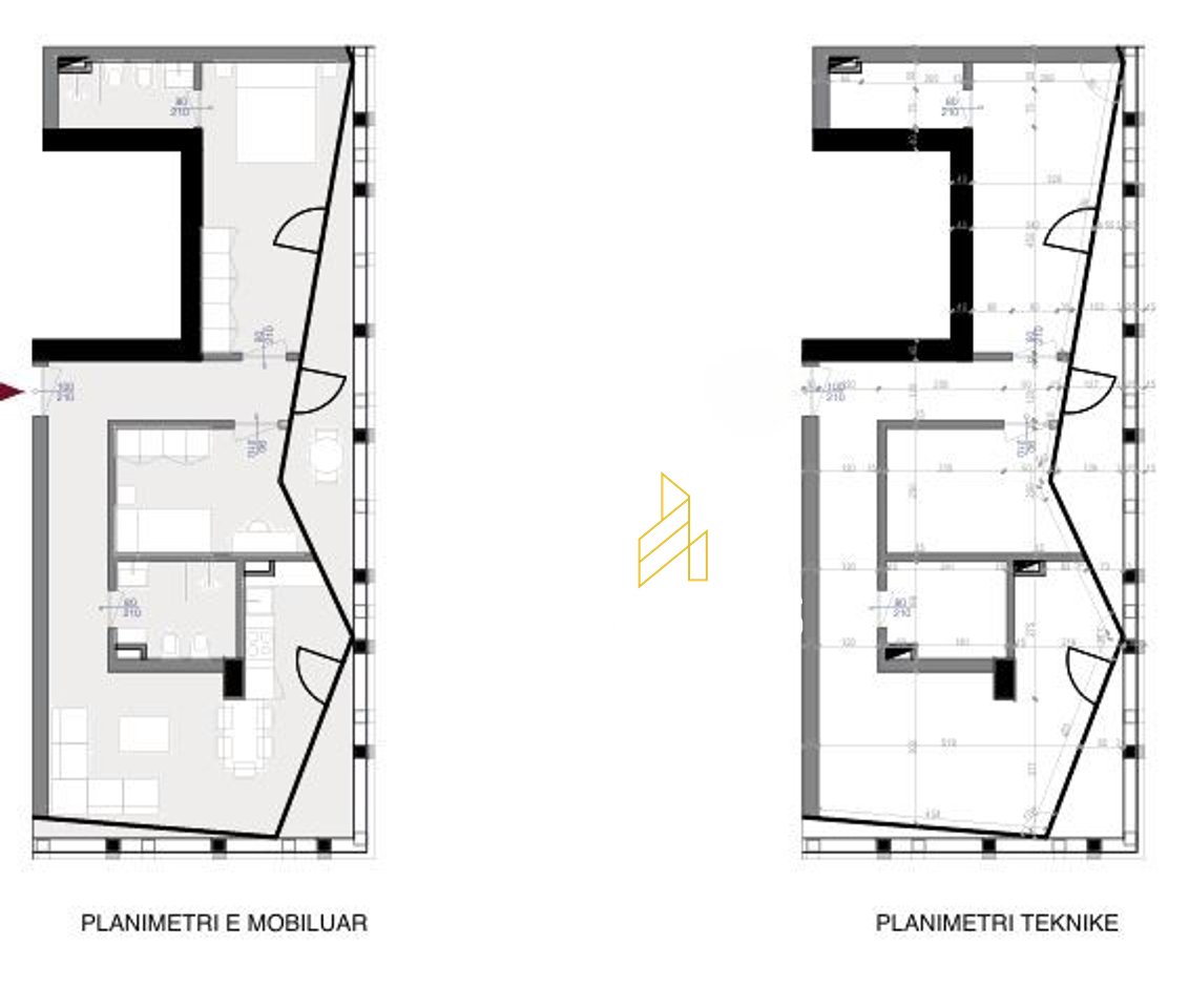 Apartamente 2+1+2 në shitje pranë Shkollës së Kuqe