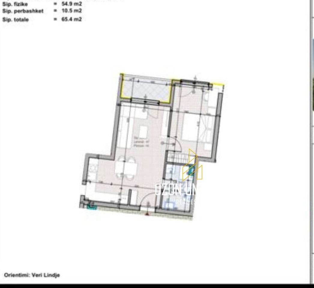 Appartamento 1+1 in vendita, presso Aluna Residence Paskuqan