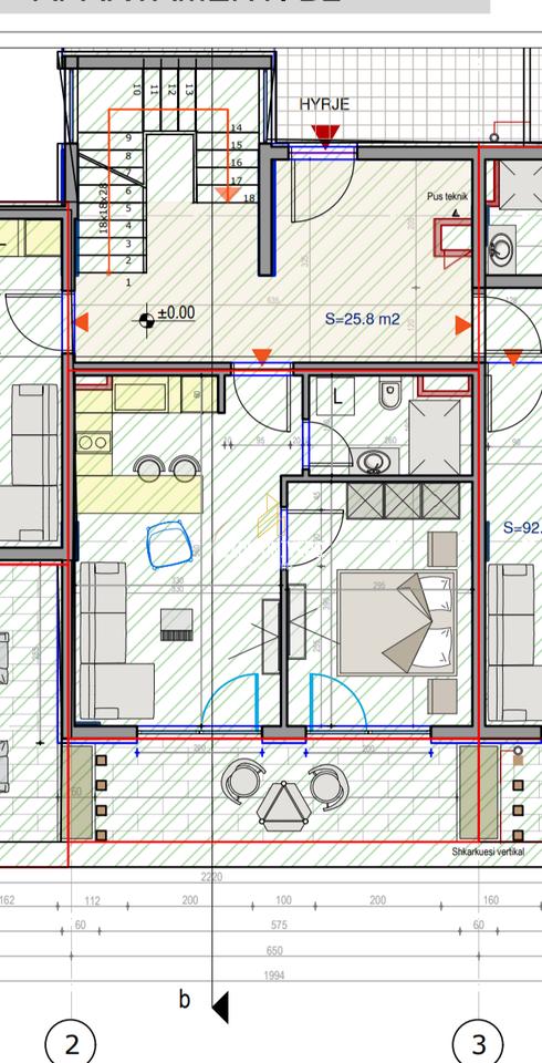 1+1 apartment for sale, at Soo Duni, Dhërmi!