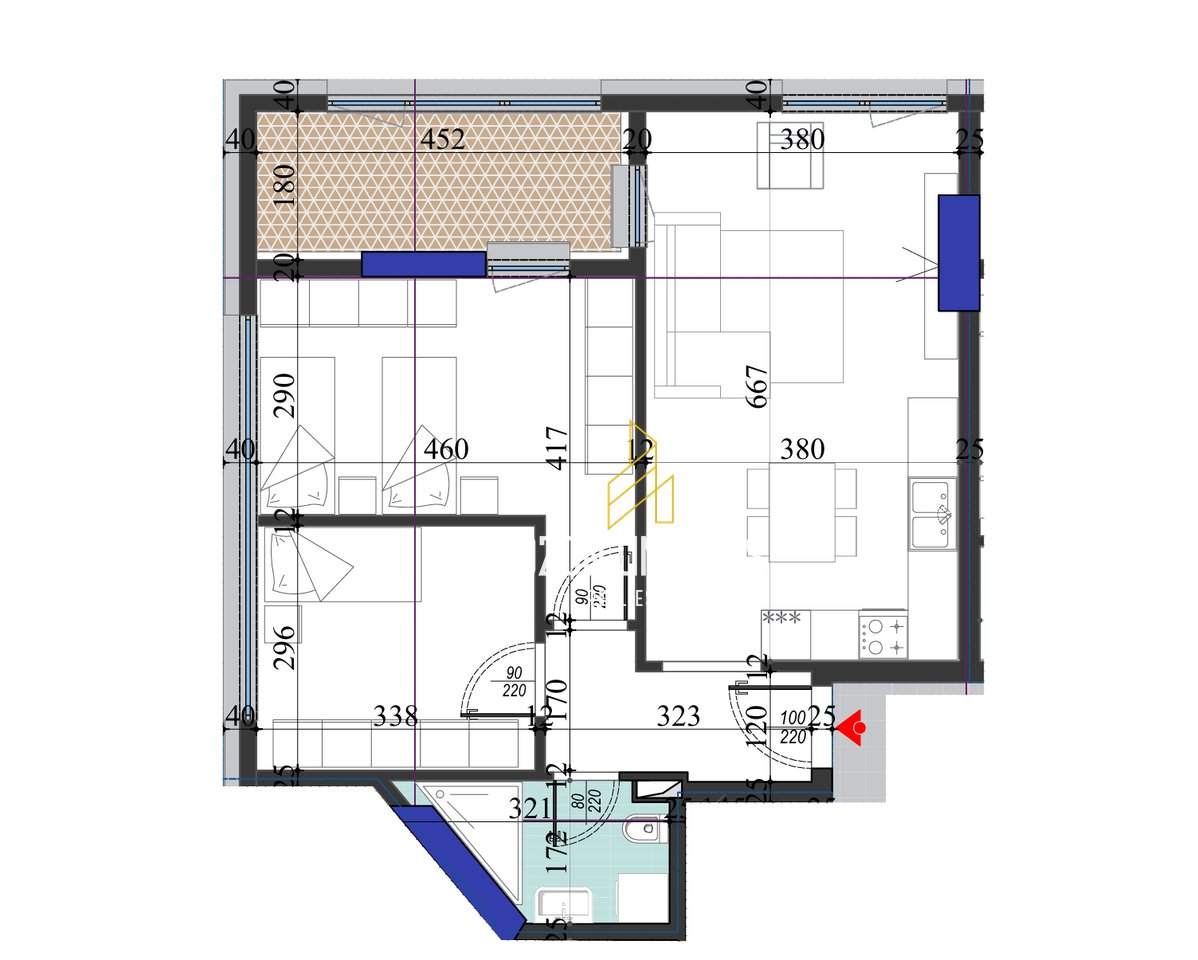 Apartament 2+1 për shitje tek Colonnade Residence, Rruga Dritan Hoxha!