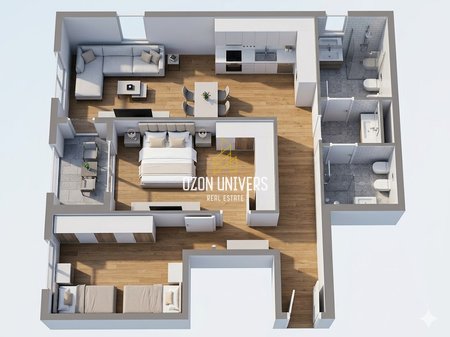 Apartament 2+1+2 për shitje tek Tirana Entry II, ish Dogana!