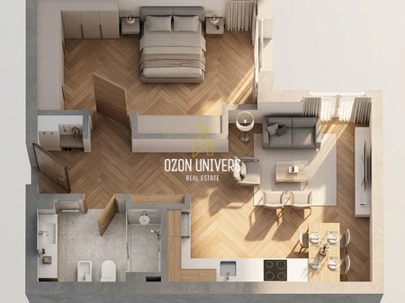 Apartament 1+1 për shitje në Green Coast 2 !