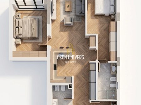 Apartament 2+1+2 për shitje në Green Coast 2 !