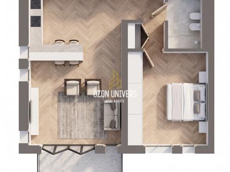 1+1 apartment for sale in Green Coast 2!