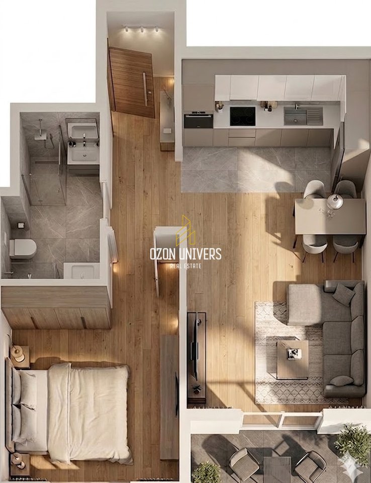 1+1 Apartment for sale, Mother Teresa Boulevard, Kamëz!