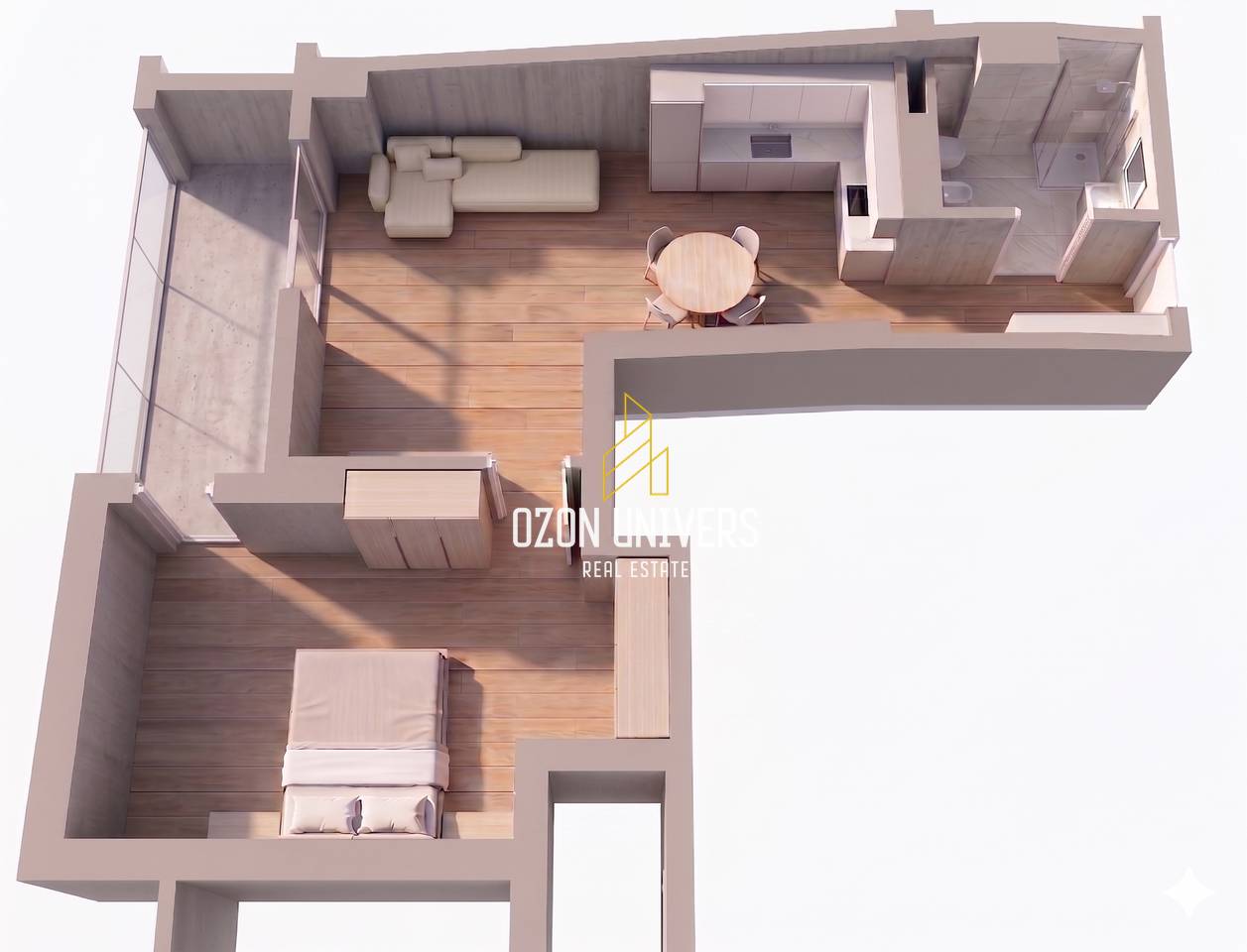 Apartament 1+1 për shitje tek Kompleksi Viena 2, Golem Kavajë!