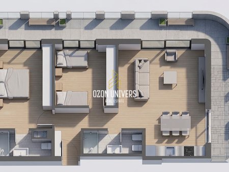 Apartament 2+1 për shitje tek One Orikum Bay, Përballe Portit!