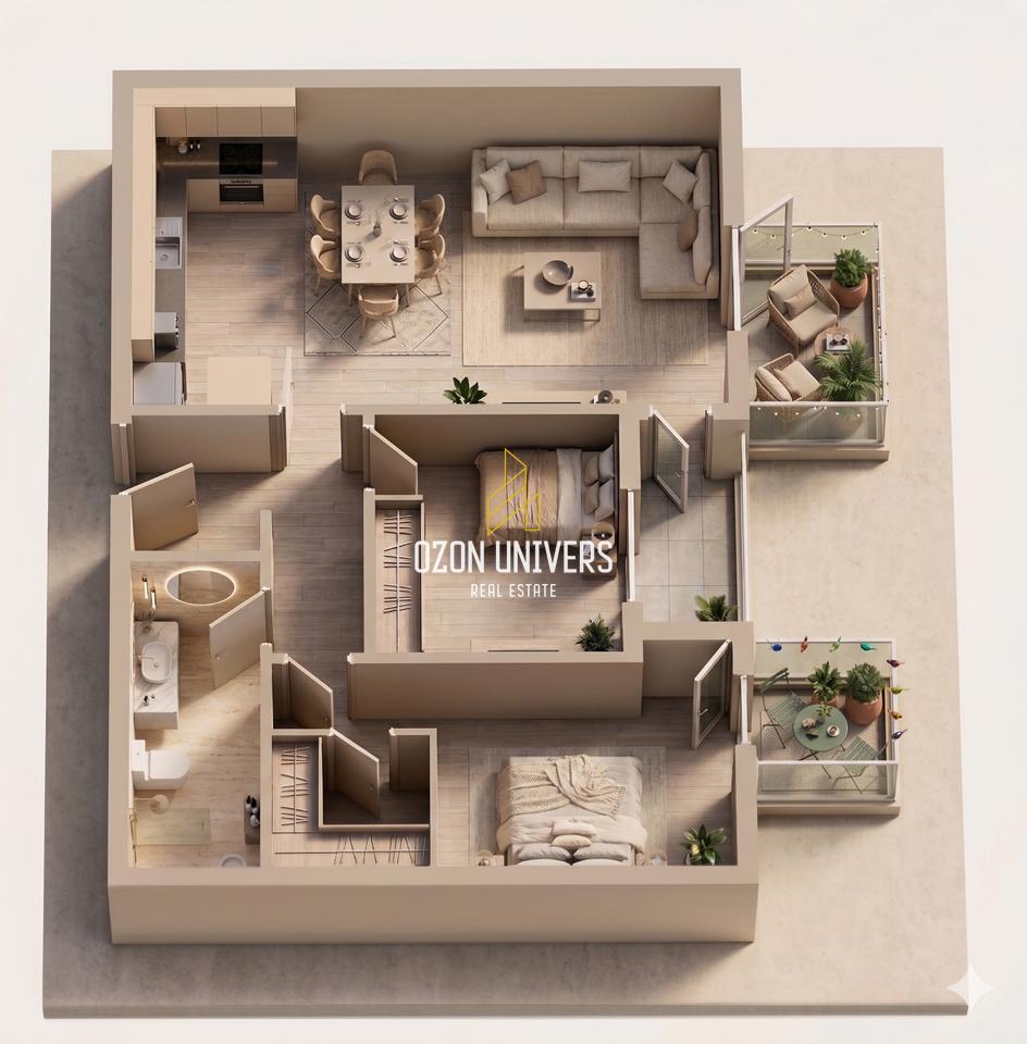 Appartamento 2+1 in vendita, presso Mei's Garden Residence, ex Campo di Aviazione!