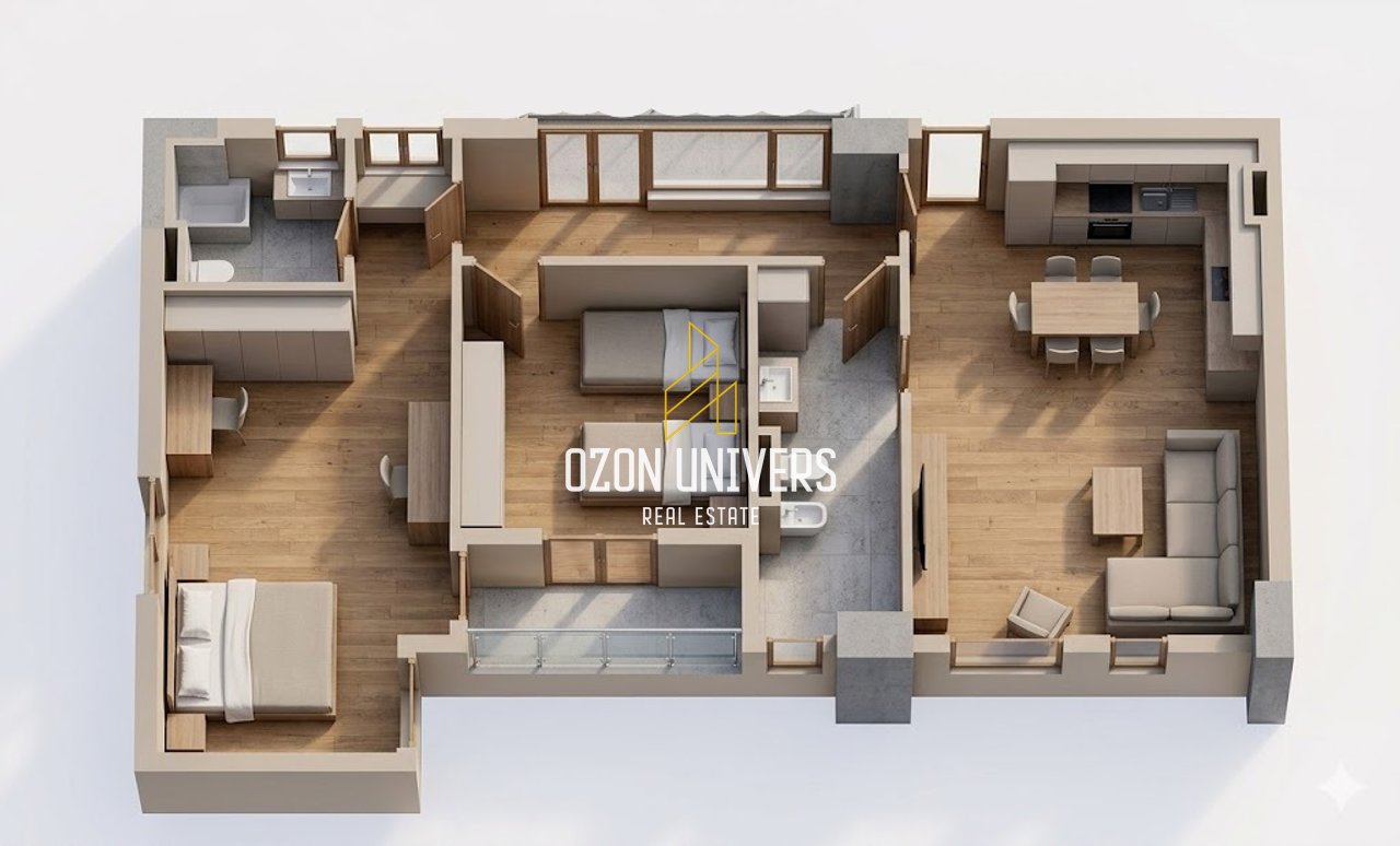 Apartament 2+1 për shitje tek Ringside Residence, Paskuqan!