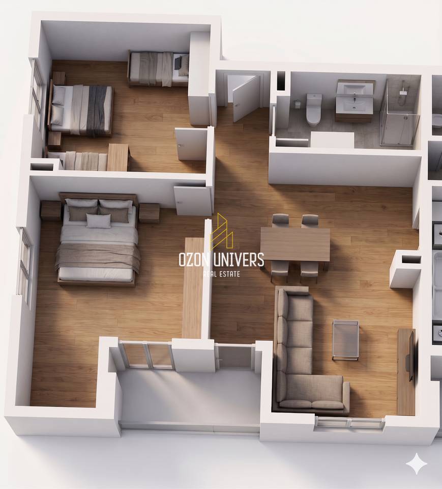 2+1 apartment for sale on Mother Teresa Boulevard, Kamëz!