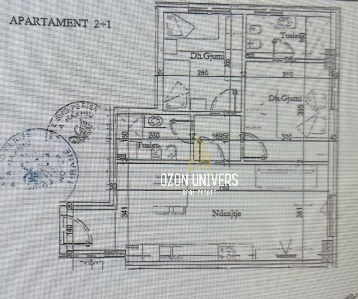 Appartamento 2+1 in vendita a Tirana Entry II
