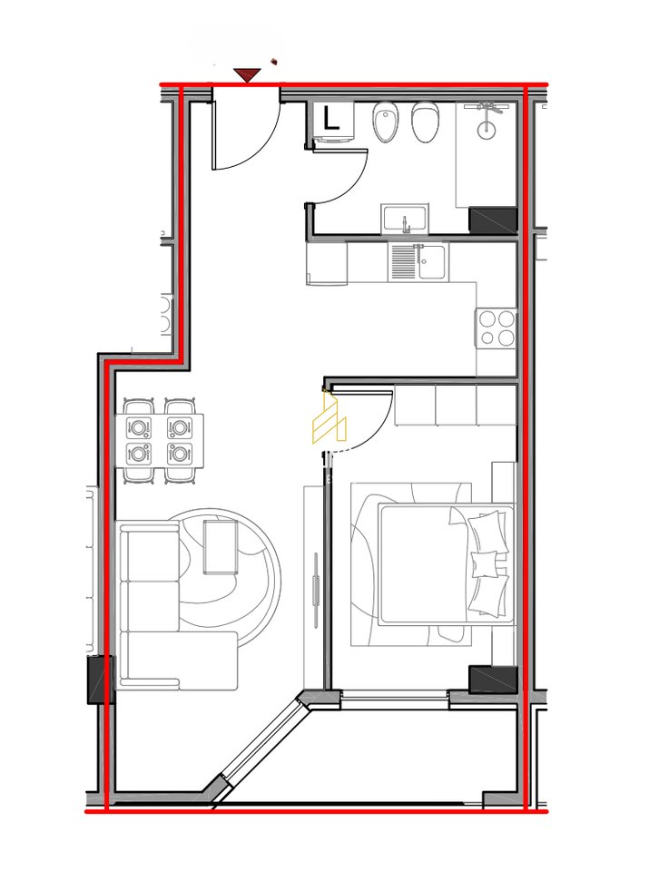 OCCASIONE! Appartamento in vendita presso Aluna 2 Residence, Paskuqan!