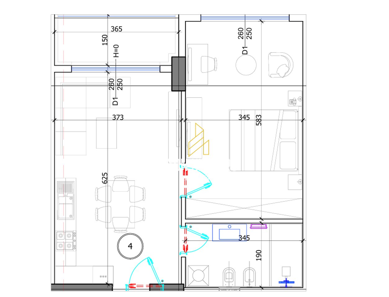 Apartament 1+1 për shitje, Mali i Robit, Durrës!