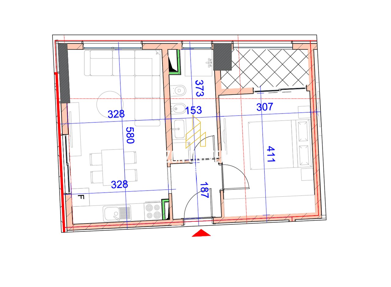 Apartament 1+1 në shitje , tek Rezidenca Jordan Misja