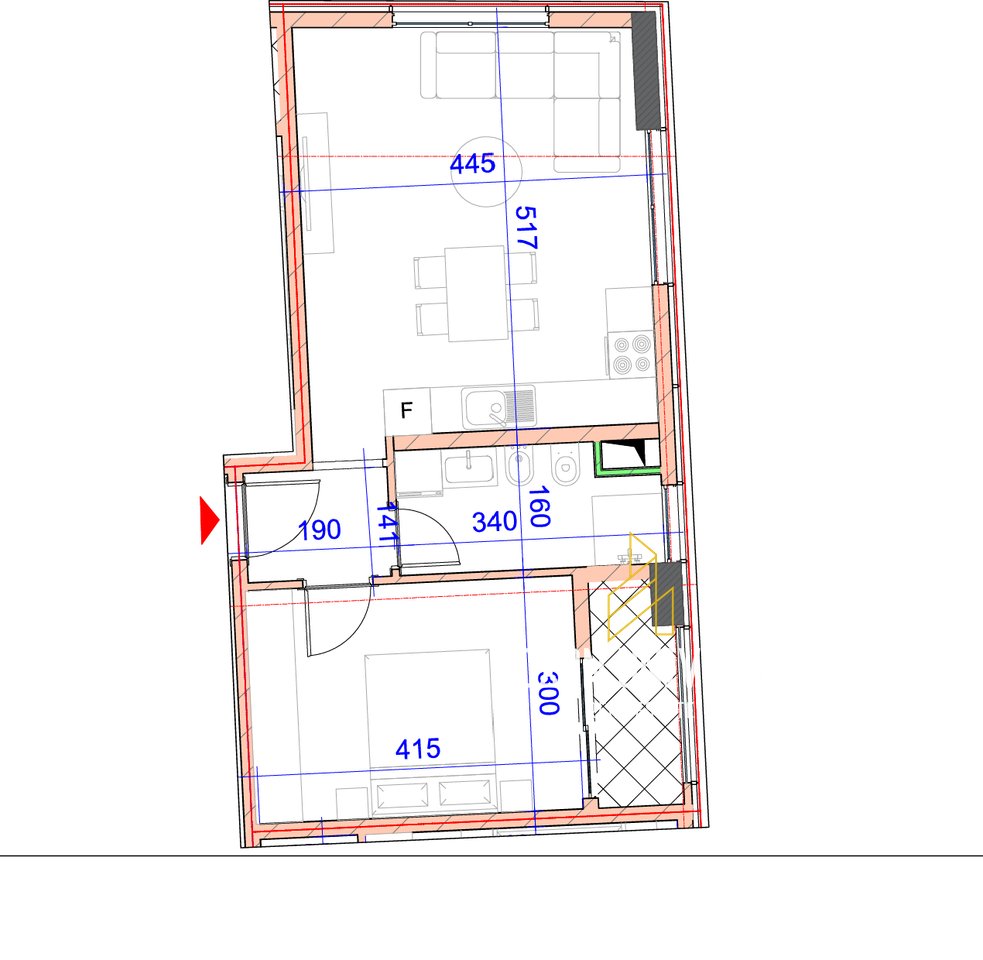 Apartament 1+1 në shitje, tek Rezidenca Jordan Misja