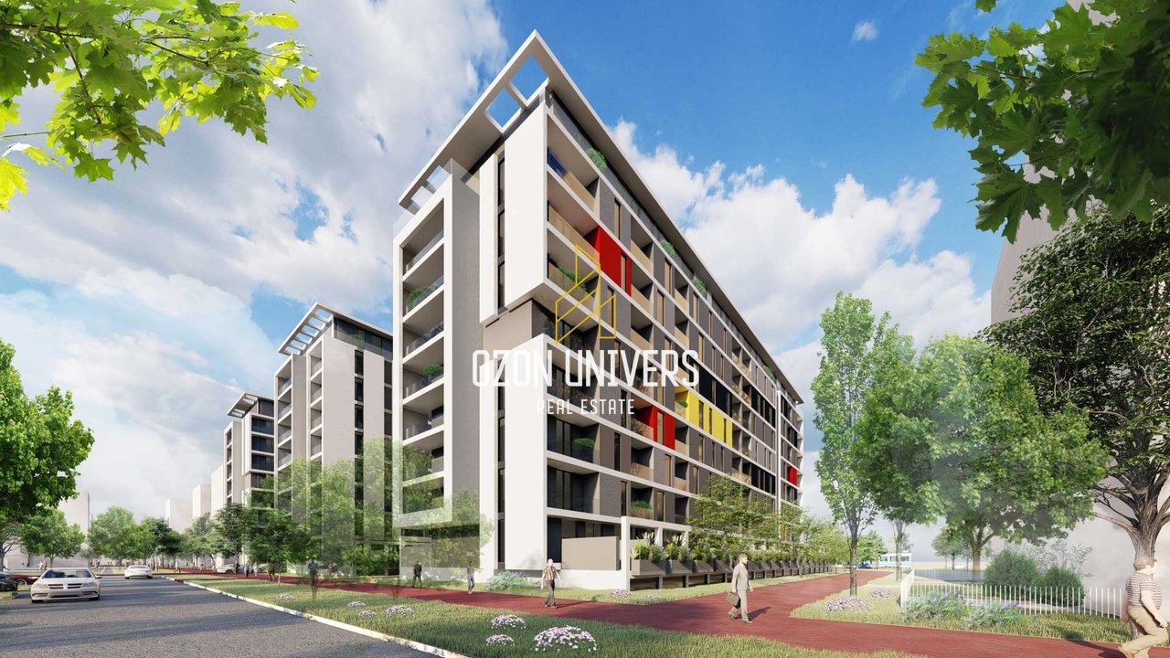 3+1+2 Apartment for Sale, at Univers City Residence, near Qtu