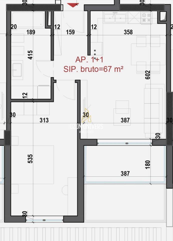 Apartment 1+1 for sale, at San Nicolas Resort &amp; Residences, Palasë!