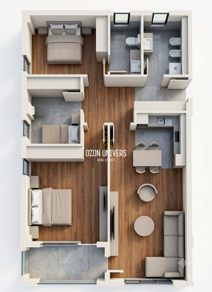 Apartment 3+1+2 for sale, Sun Palas Residence, Palasë!