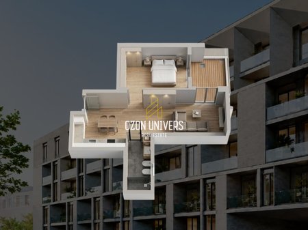Apartament 1+1 për shitje tek Aluna 5 Residence, Paskuqan!